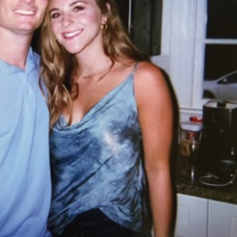 Bella Cami in Teal Marble- Revolve